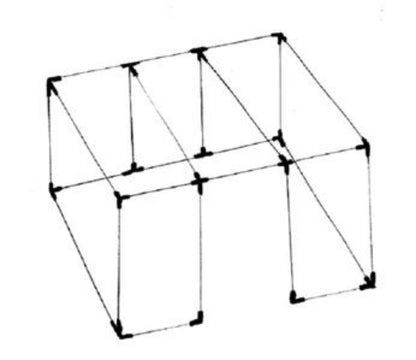 Assembly diagram for 10x30 sukkah frame kit showing fitting placement and structure