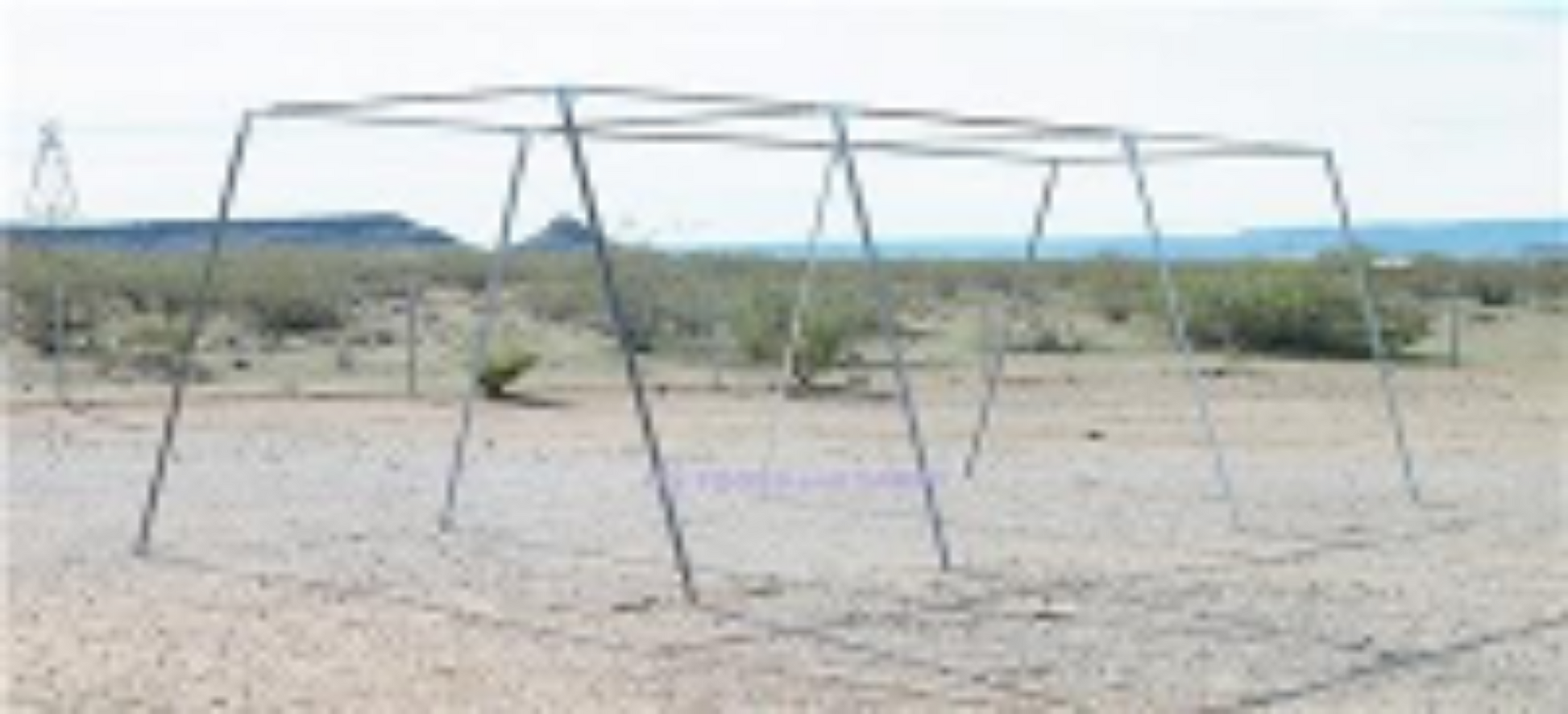 30 foot galvanized steel slant leg batting cage frame kit with heavy duty fittings for baseball and softball