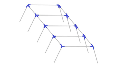 Baseball Softball Slant Leg Batting Cage Frame