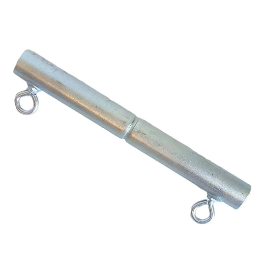 Heavy duty galvanized steel 2-way joiner connector canopy fitting with eye bolts
