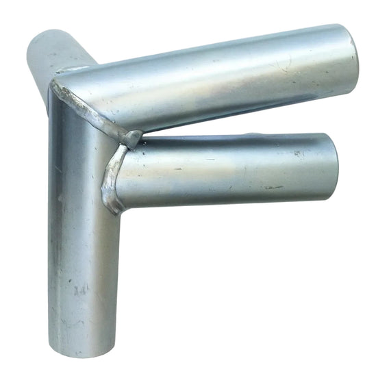 4 Way Low Peak Left Support Corner Heavy Duty Canopy Fitting