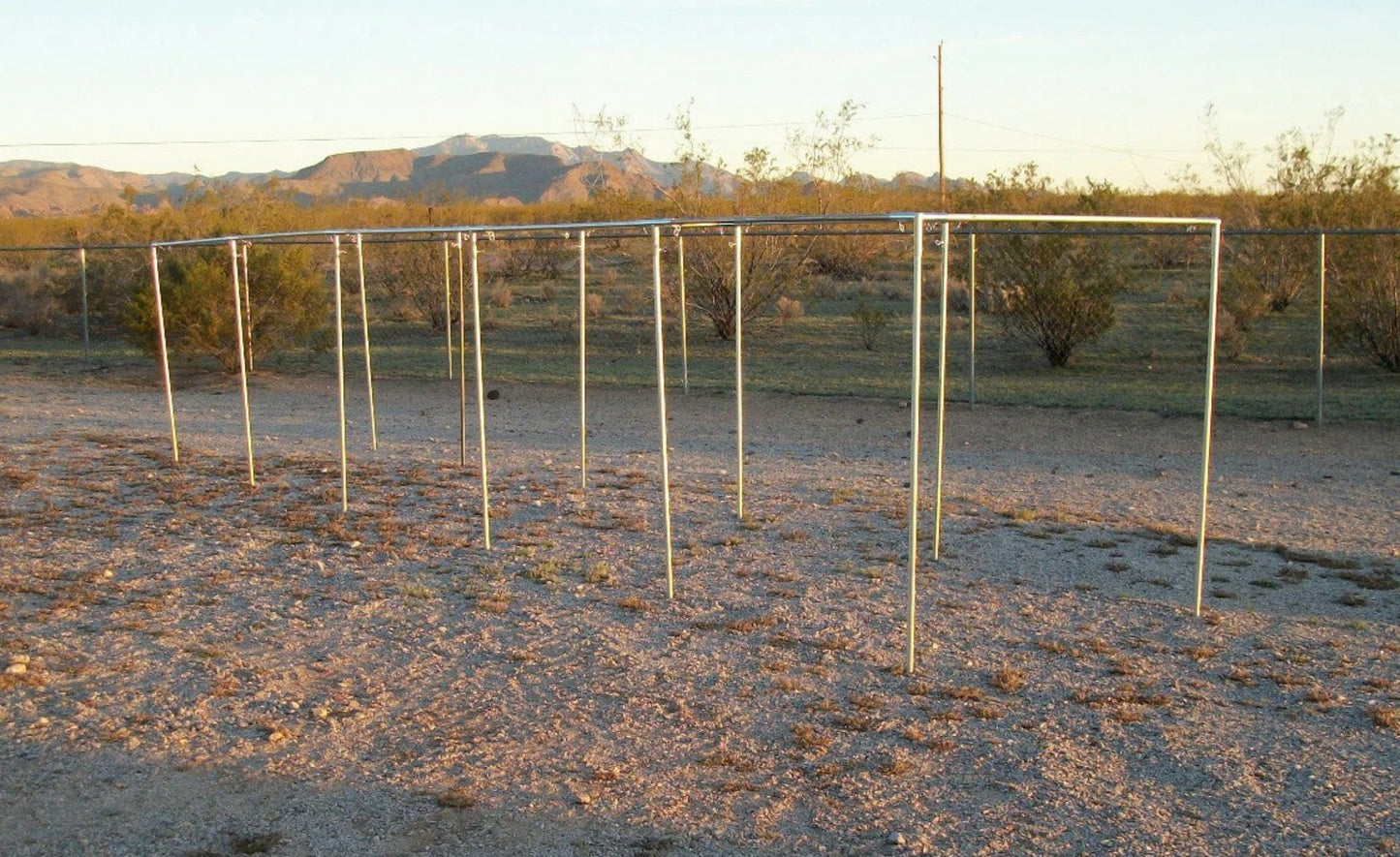50 foot galvanized steel straight leg batting cage frame kit with heavy duty fittings for baseball and softball