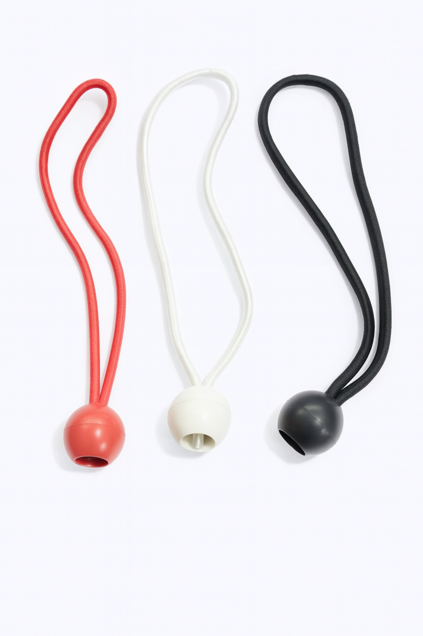 regular duty ball bungees with elastic cord and plastic balls for tarp attachment