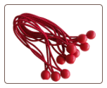 9" Red Premium Heavy Duty Ball Bungees 25 pcs ~ Free Shipping 9" Red Premium Heavy Duty Ball Bungees 25 pcs ~ Free Shipping