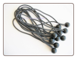11" Black Premium Heavy Duty Ball Bungees 100 pcs ~ Free Shipping 11" Black Premium Heavy Duty Ball Bungees 100 pcs ~ Free Shipping
