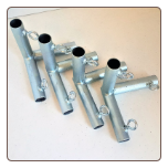 4pc - 3 Way Sukkah Top Corner Fittings for Sukkot (FVF3) - Fits 1 3/8" Top Rail Pipe - Free Shipping 4pc - 3 Way Sukkah Top Corner Fittings for Sukkot (FVF3) - Fits 1 3/8" Top Rail Pipe - Free Shipping