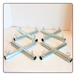 4pc 3/4" 4 Way Flat "X" Cross (FXA) Free Shipping 4pc 3/4" 4 Way Flat "X" Cross (FXA) Free Shipping