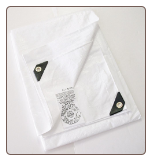 24' X 24' White Fire Retardant Heavy Duty Poly Tarp - Approx. 23'6" x 23'6" ~ Free Shipping 24' X 24' White Fire Retardant Heavy Duty Poly Tarp - Approx. 23'6" x 23'6" ~ Free Shipping