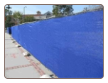 8' X 50' Blue Mesh Screen Shade Fencing Tarp ~ Approx. 7'6" x 49'6" - Free Shipping 8' X 50' Blue Mesh Screen Shade Fencing Tarp ~ Approx. 7'6" x 49'6" - Free Shipping